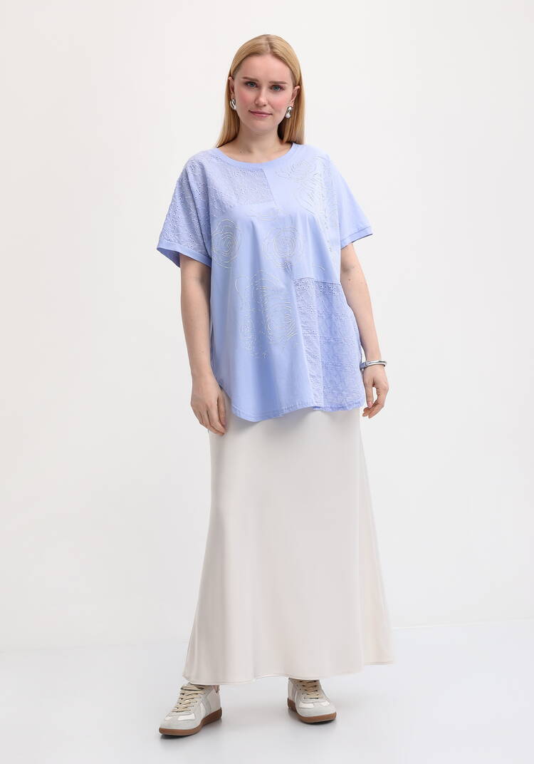 Футболка с рисунком из страз шир.  750, рис. 7