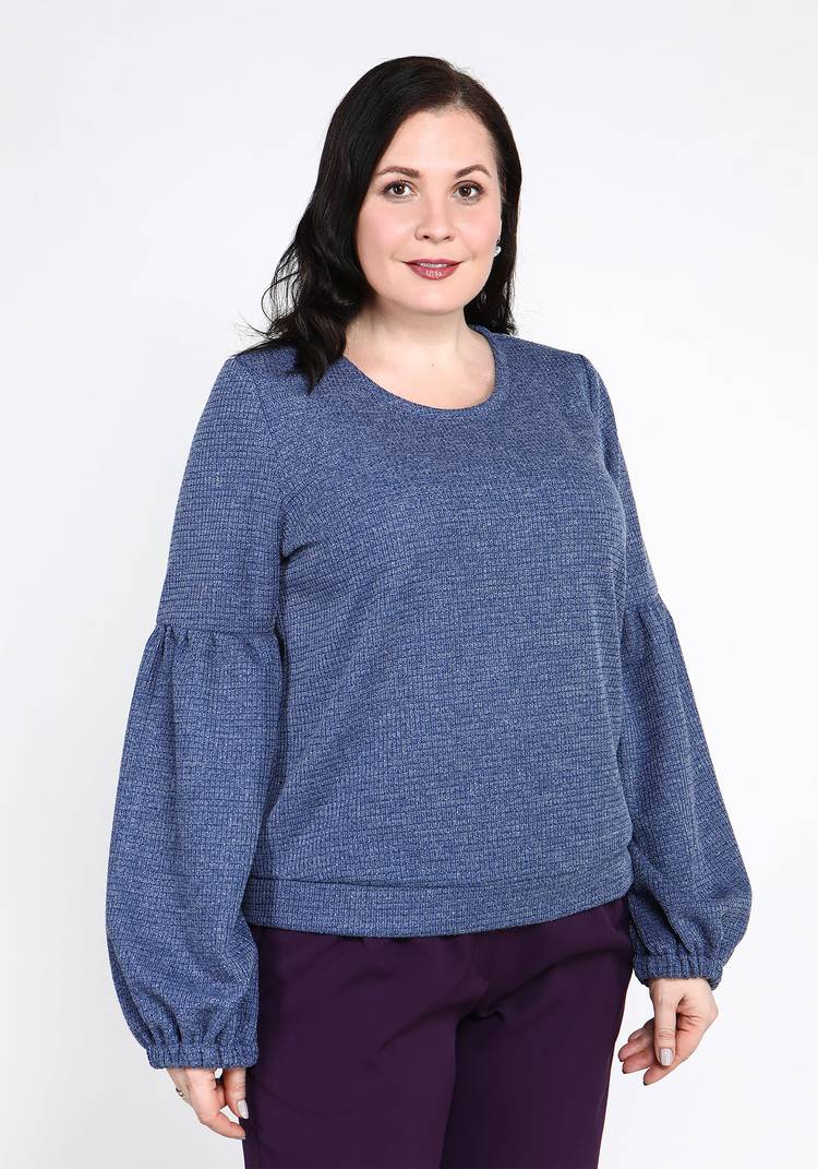 Джемпер с рукавами-фонариками шир.  750, рис. 9