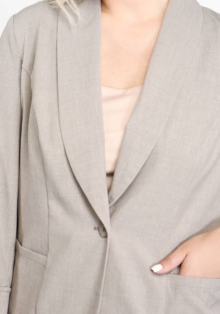 Жакет классический однобортный шир.  750, рис. 4