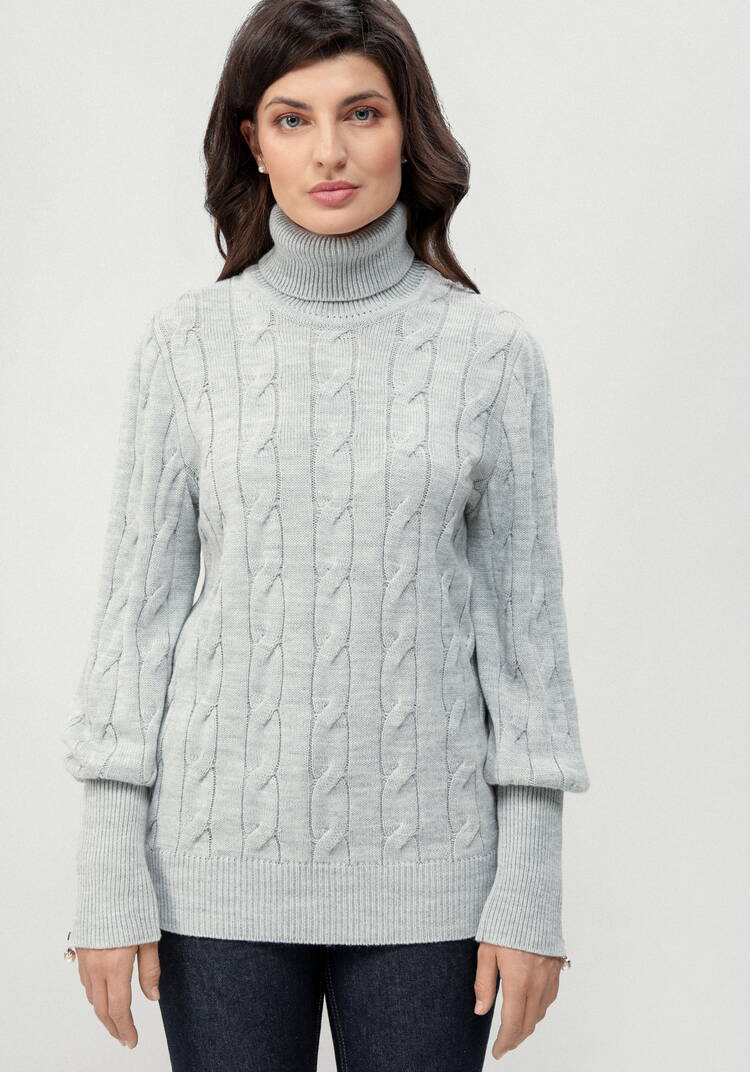 Джемпер с молниями на рукавах шир.  750, рис. 4