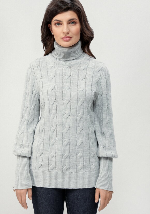 Джемпер с молниями на рукавах шир.  580, рис. 4