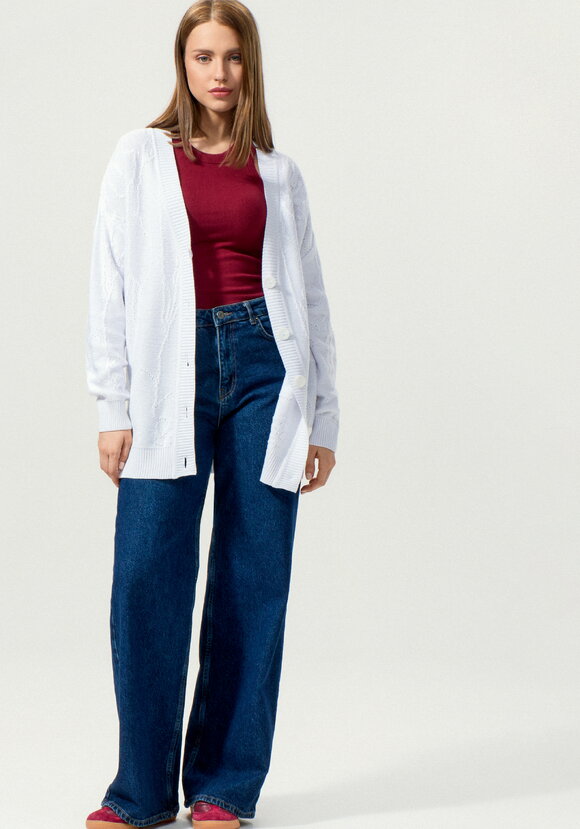 Кардиган удлиненный с абстрактным рисунком шир.  580, рис. 7