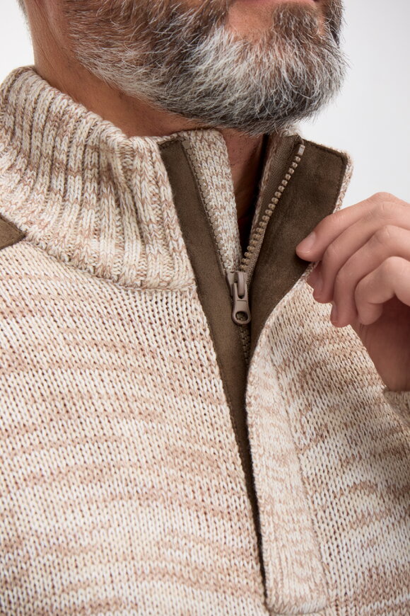 Свитер с воротником на молнии Тимур шир.  580, рис. 5