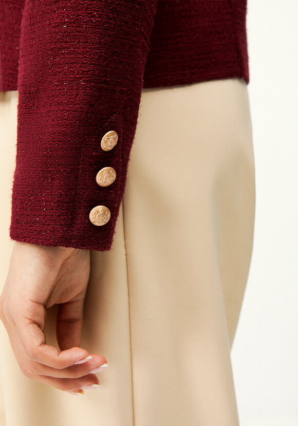 Пиджак из твида с декором шир.  580, рис. 6