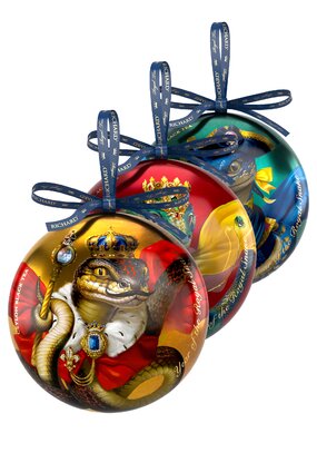 Чай-новогодняя игрушка Год змеи, 3 шт.