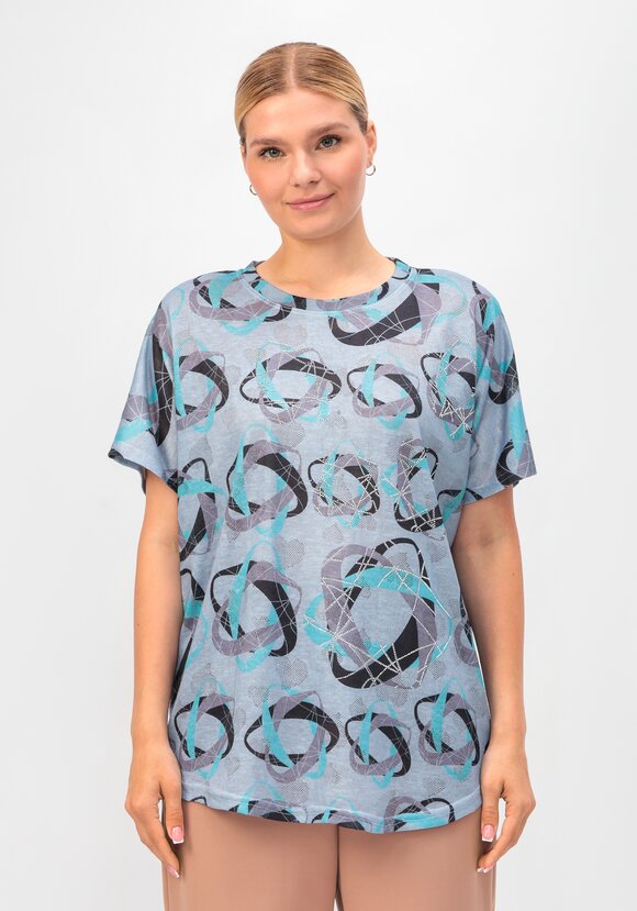 Футболка со стразами Фиби шир.  580, рис. 9