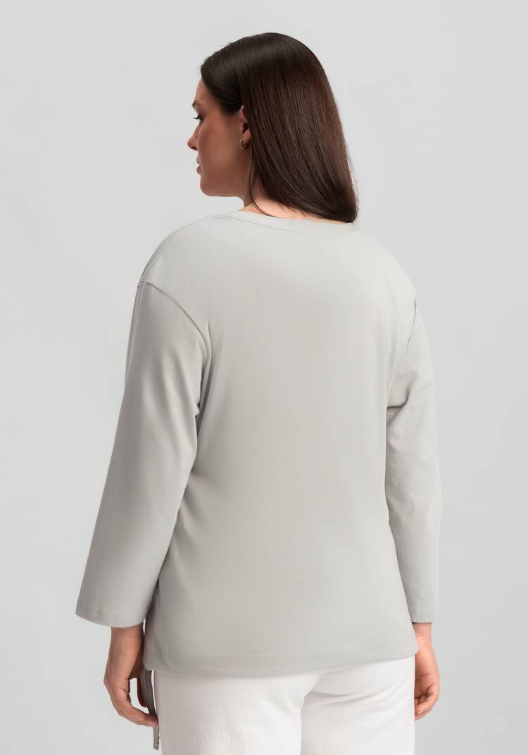 Лонгслив с декором из страз шир.  750, рис. 13