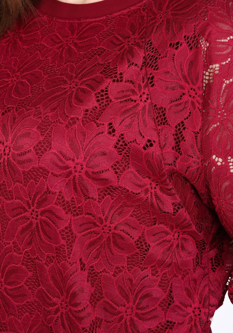 Блуза Элегантное кружево шир.  750, рис. 3