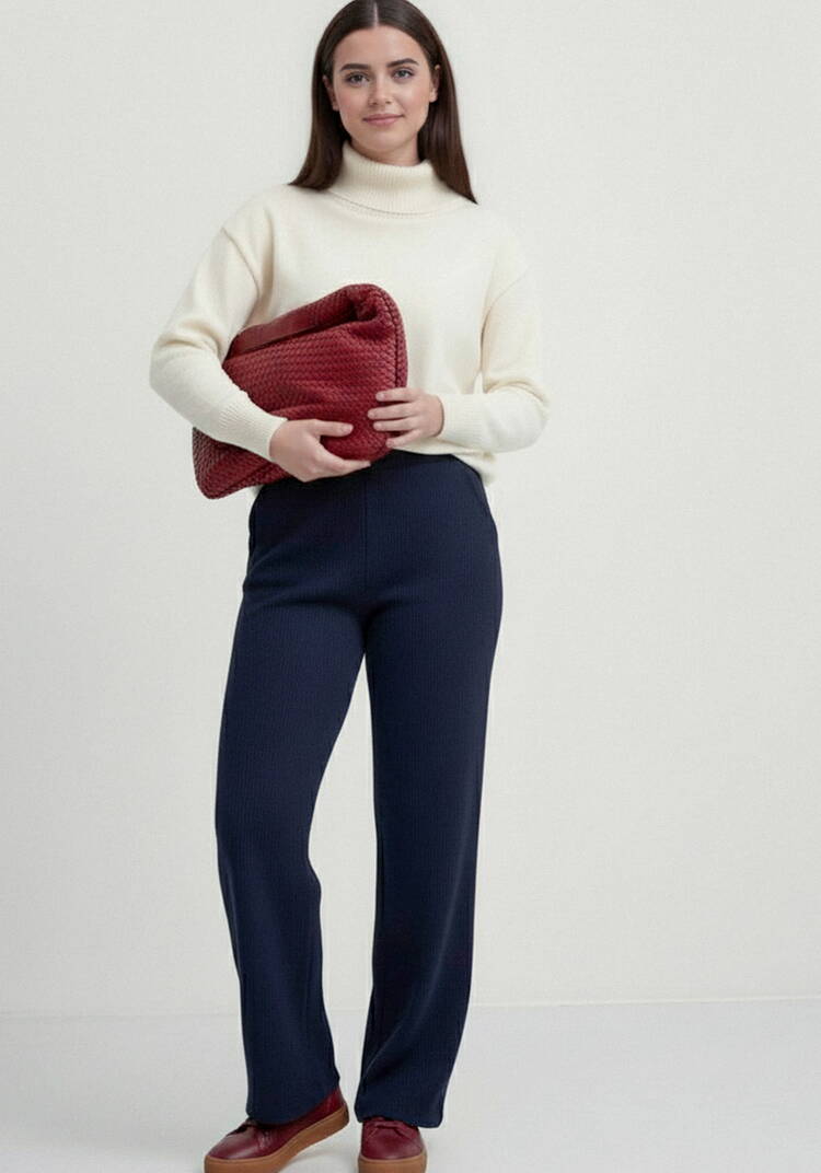 Брюки из микровельвета с начёсом шир.  750, рис. 15