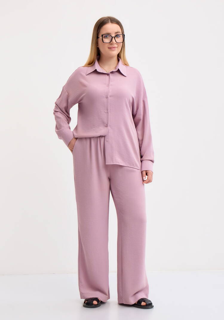 Брюки широкие на резинке по талии шир.  750, рис. 15