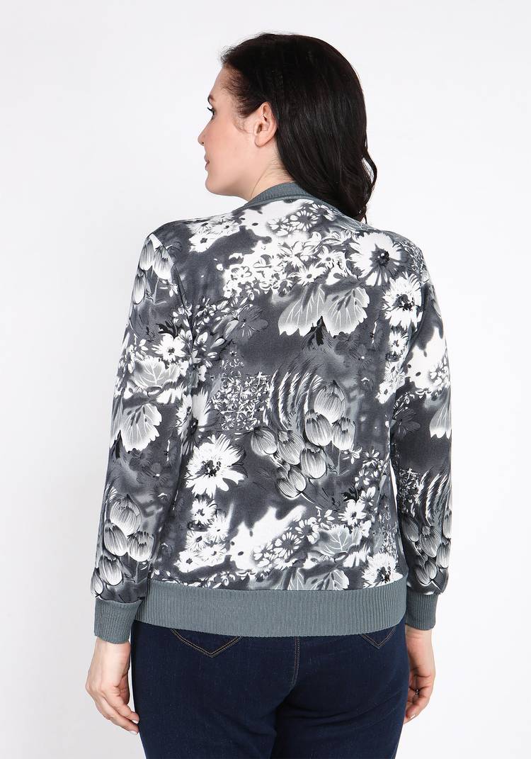 Кардиган Цветочная иллюзия шир.  750, рис. 19