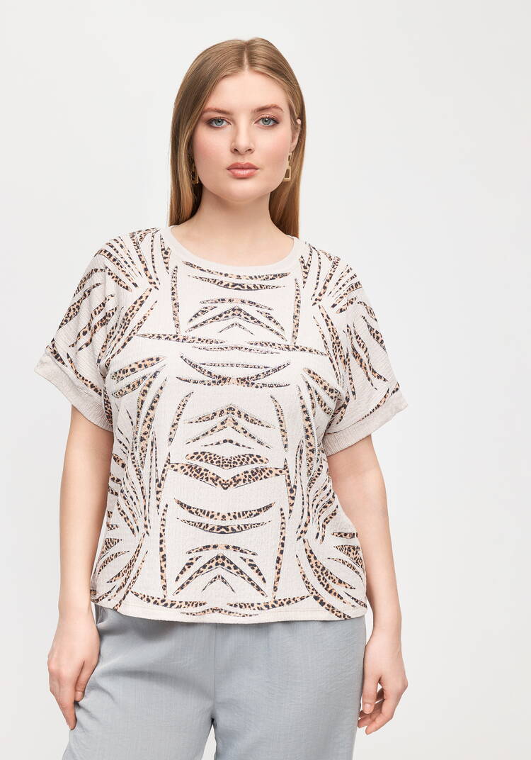 Блуза Стремительный взгляд шир.  750, рис. 19