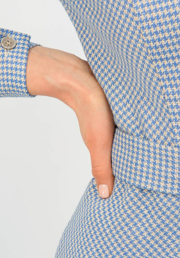 Платье с воротником свободного кроя шир.  750, рис. 19