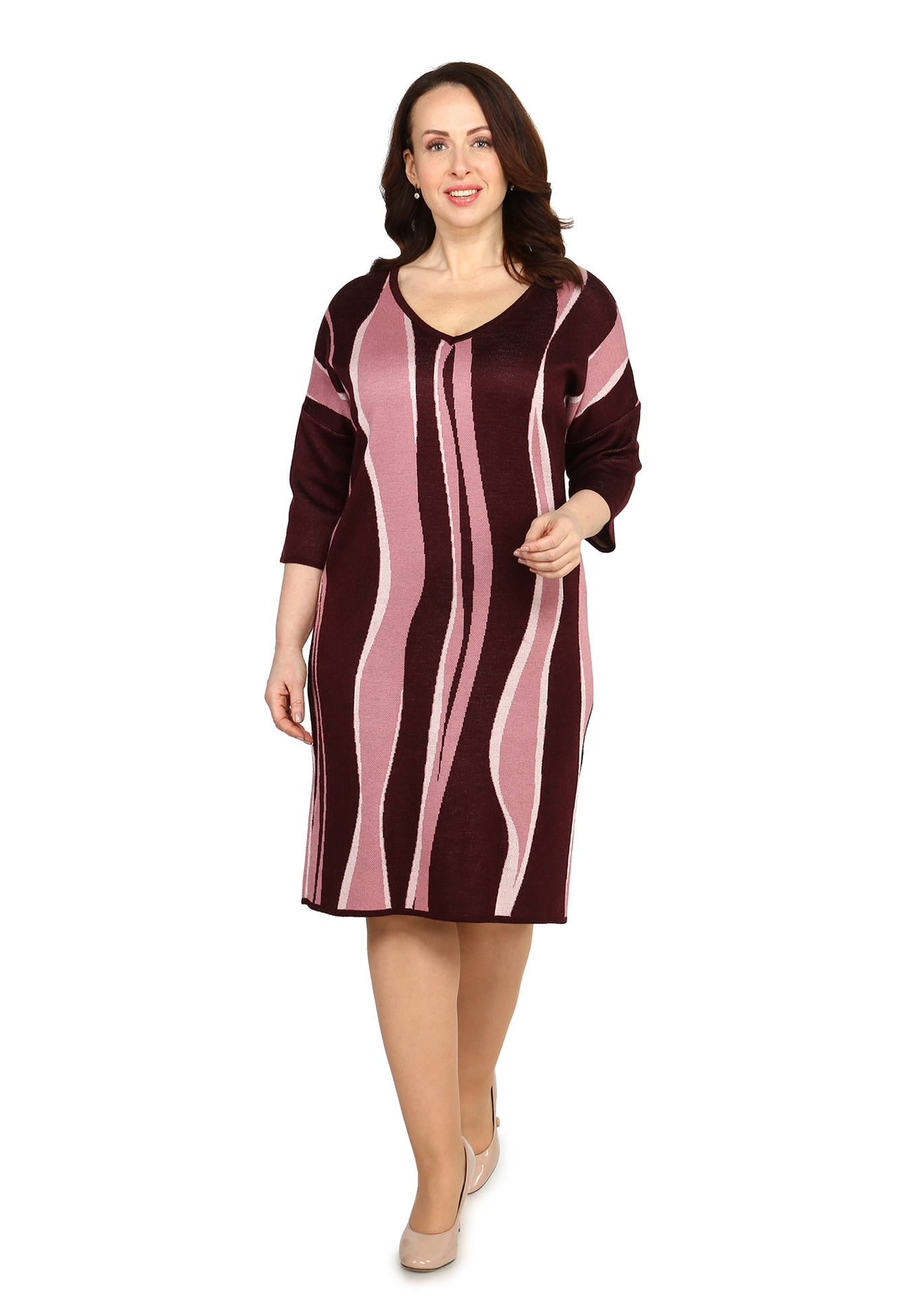 Платье "Яркие нотки" Vivawool, размер 50, цвет бежевый - фото 7