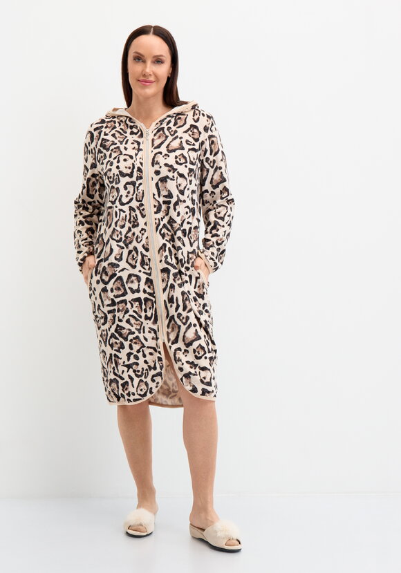 Халат махровый на молнии шир.  580, рис. 2