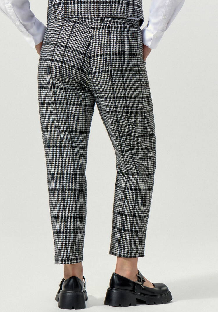 Брюки с боковыми карманами в клетку шир.  750, рис. 3