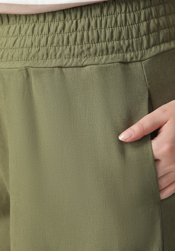 Бермуды на резинке с карманами шир.  580, рис. 11