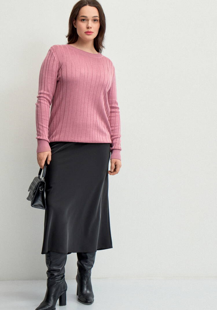 Джемпер с вертикальными полосами шир.  750, рис. 7