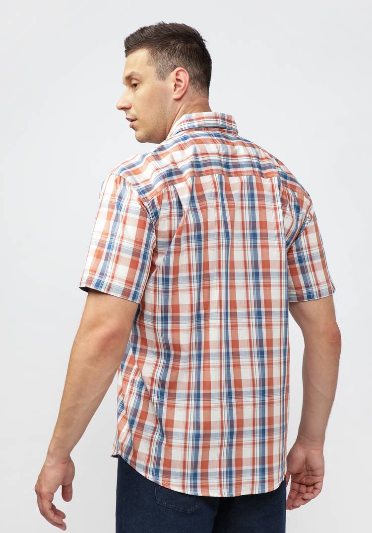 Рубашка из поплина в клетку Базиль шир.  750, рис. 3