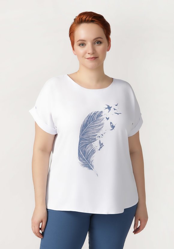 Блуза Ветер перемен шир.  580, рис. 16