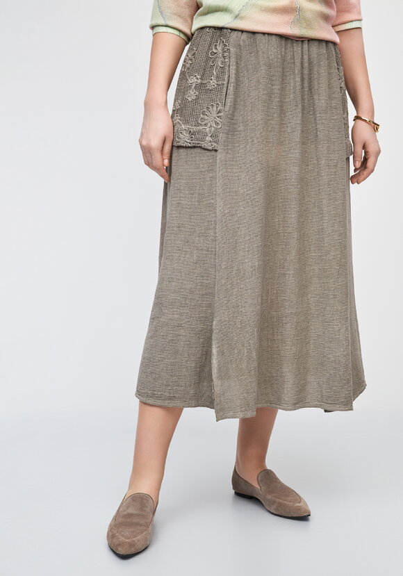 Юбка с фактурными карманами шир.  580, рис. 8