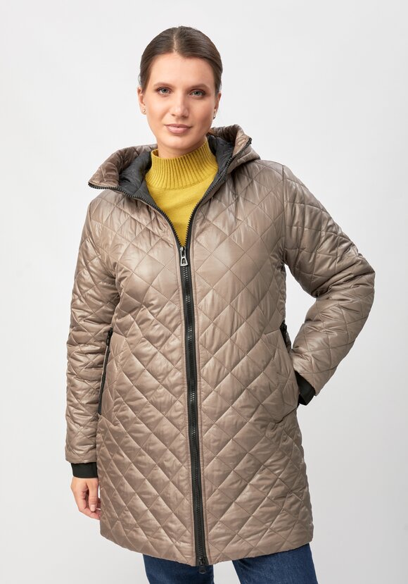 Куртка с капюшоном удлиненная шир.  580, рис. 27