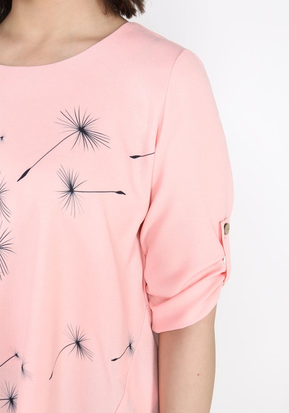 Туника с принтом одуванчик шир.  580, рис. 5