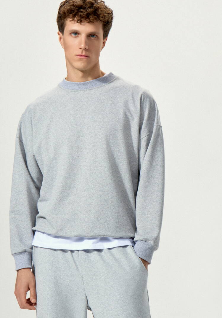 Свитшот мужской из футера шир.  750, рис. 9