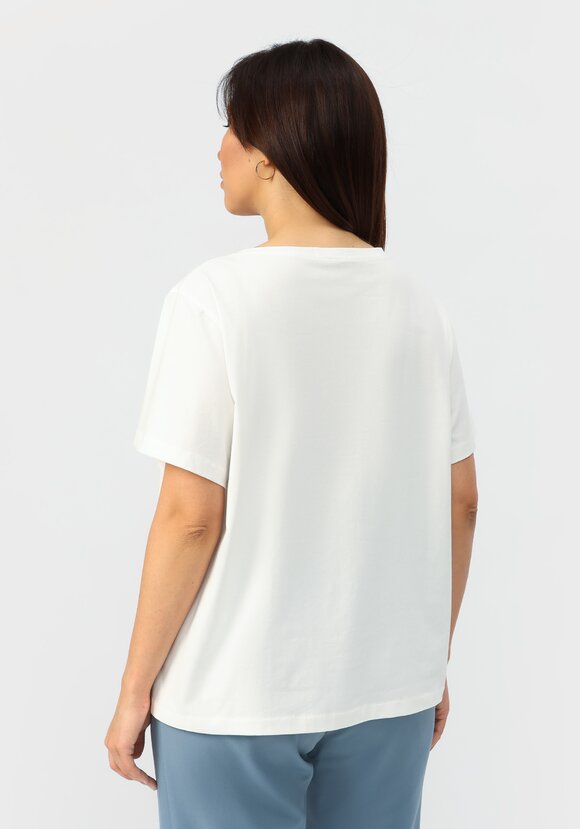 Футболка с дизайнерским принтом шир.  580, рис. 3