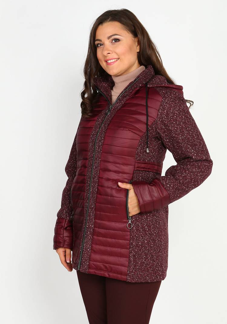 Куртка утепленная приталенная на молнии шир.  750, рис. 11