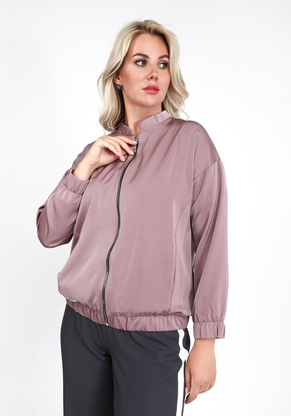 Куртка-бомбер на молнии шир.  580, рис. 6