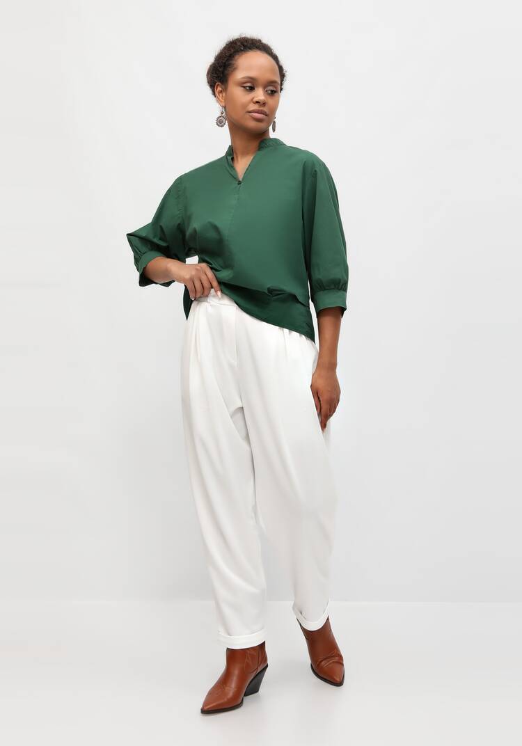 Брюки-бананы с комфортным поясом шир.  750, рис. 6