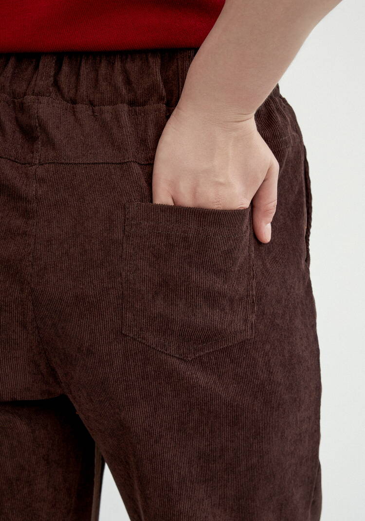 Брюки из микровельвета с комфортным поясом шир.  750, рис. 26