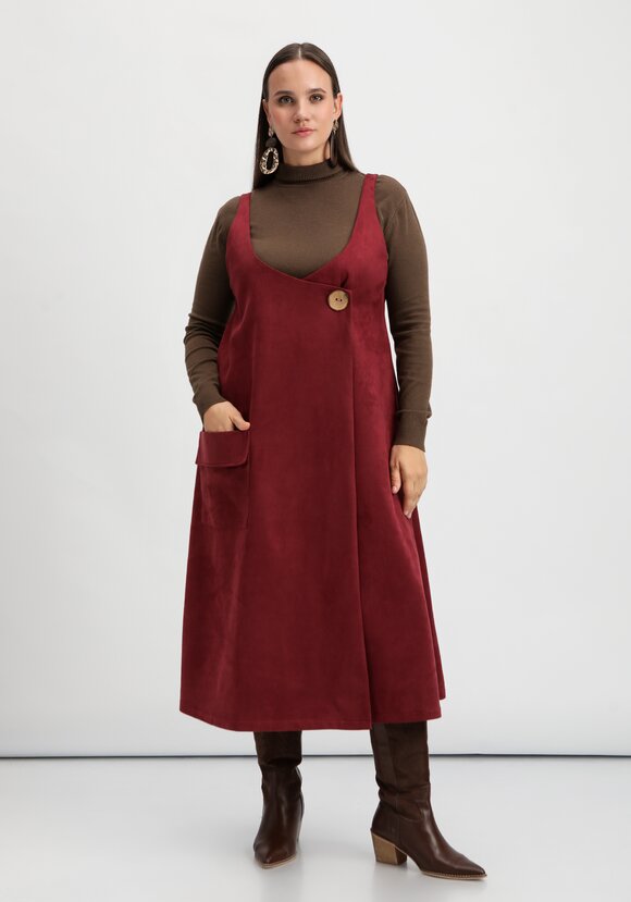 Сарафан оверсайз с накладным карманом шир.  580, рис. 26