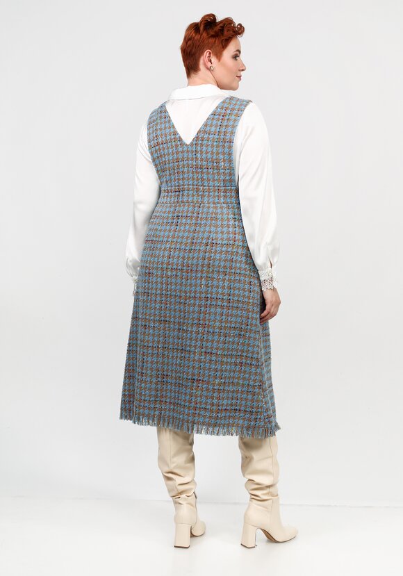 Сарафан с бахромой шир.  580, рис. 6