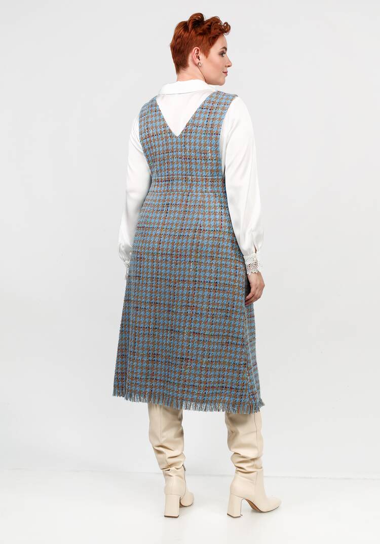 Сарафан с бахромой шир.  750, рис. 6