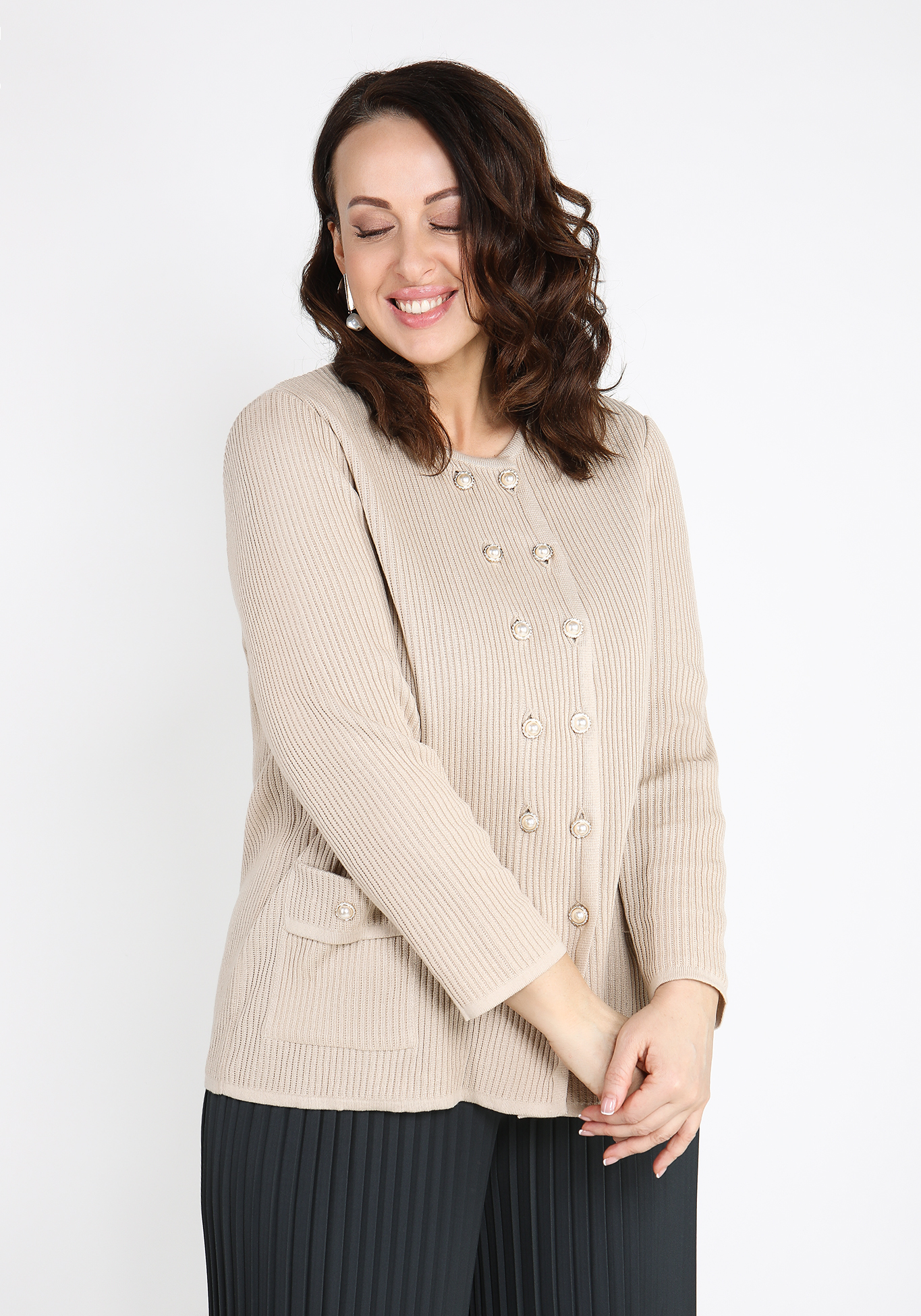 Жакет двубортный на пуговицах "Стелла"