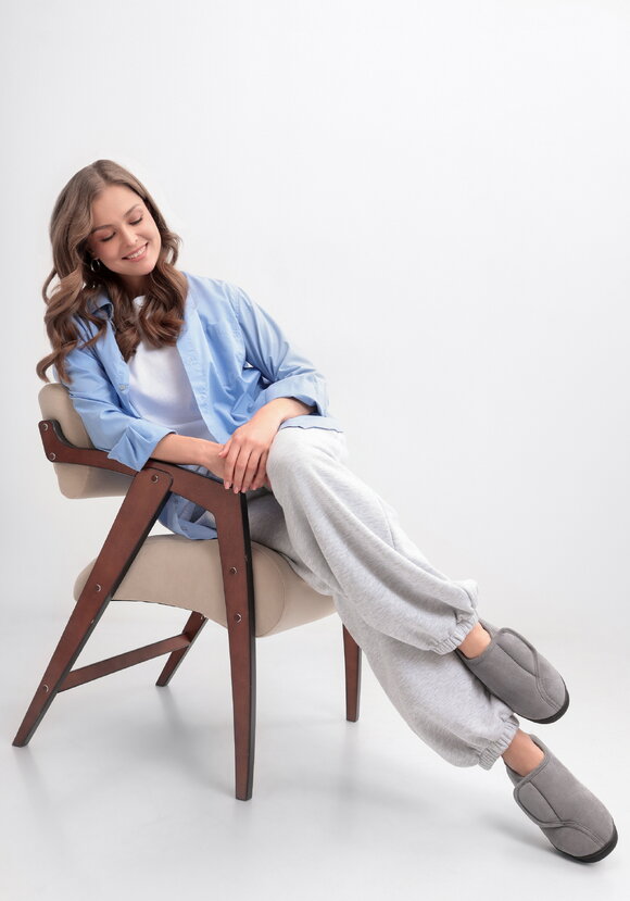 Тапочки на липучках Уют шир.  580, рис. 22