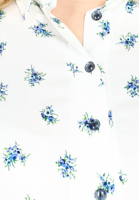 Блузка Мечты Незабудки шир.  580, рис. 4