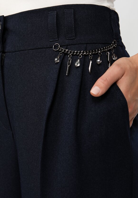 Брюки со стрелками и декором шир.  580, рис. 11