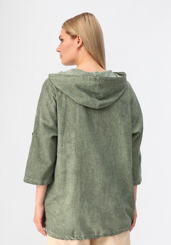 Блуза с капюшоном Милена шир.  580, рис. 8