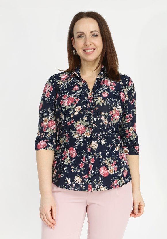 Блуза Чудесная встреча шир.  580, рис. 1