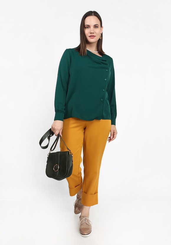 Брюки прямые с отворотами шир.  580, рис. 1