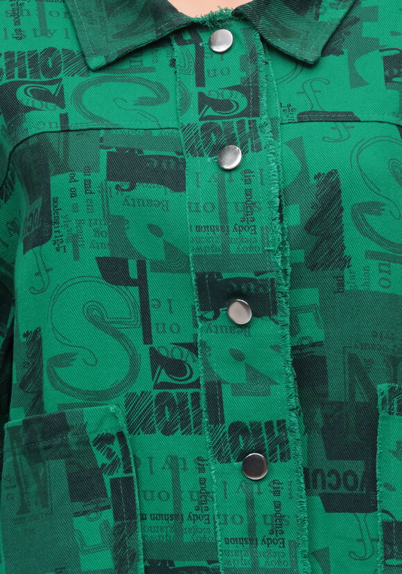 Джинсовая куртка с принтом Джерси шир.  580, рис. 8