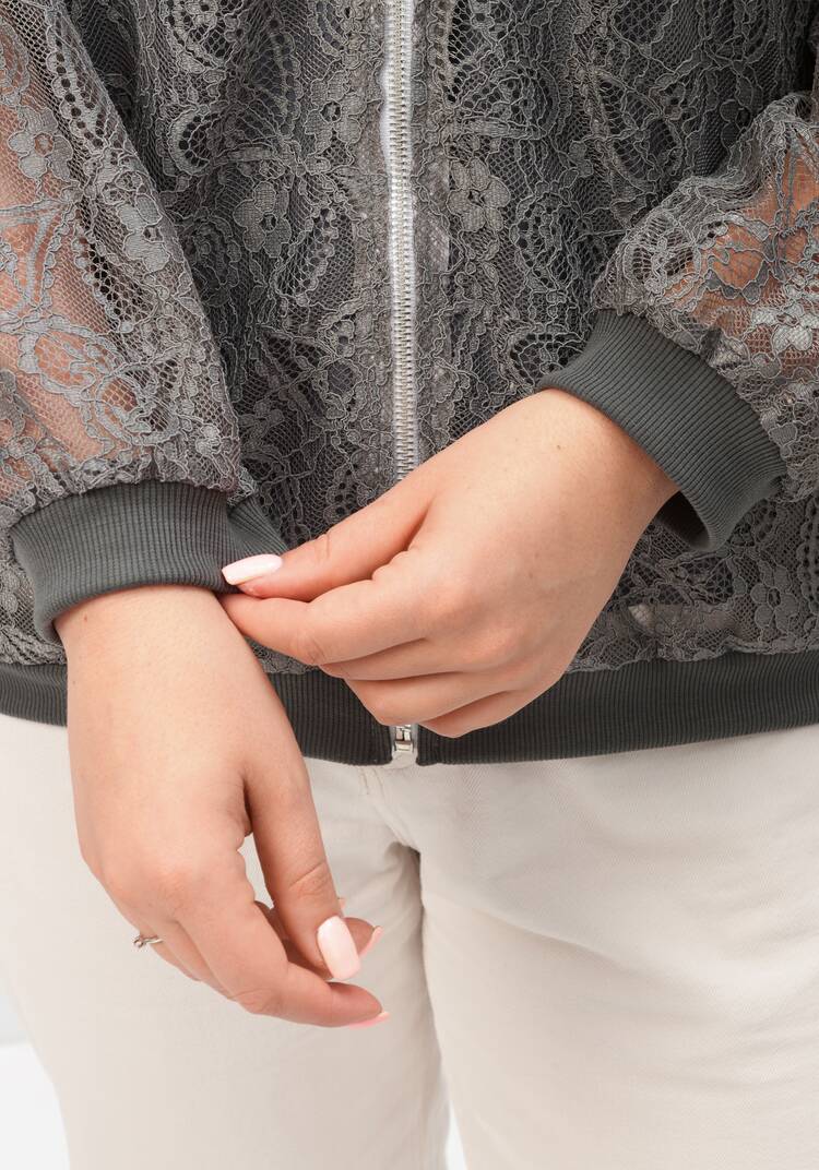 Бомбер кружевной шир.  750, рис. 22