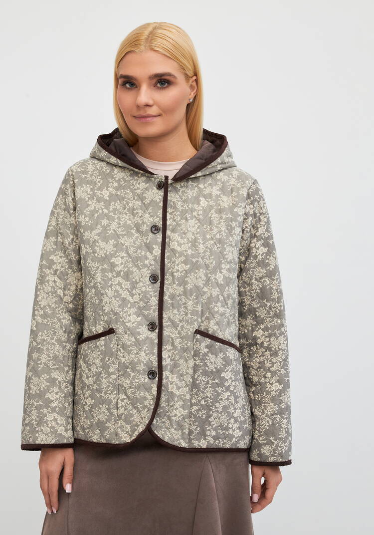 Куртка с цветочным принтом Аманда шир.  750, рис. 10