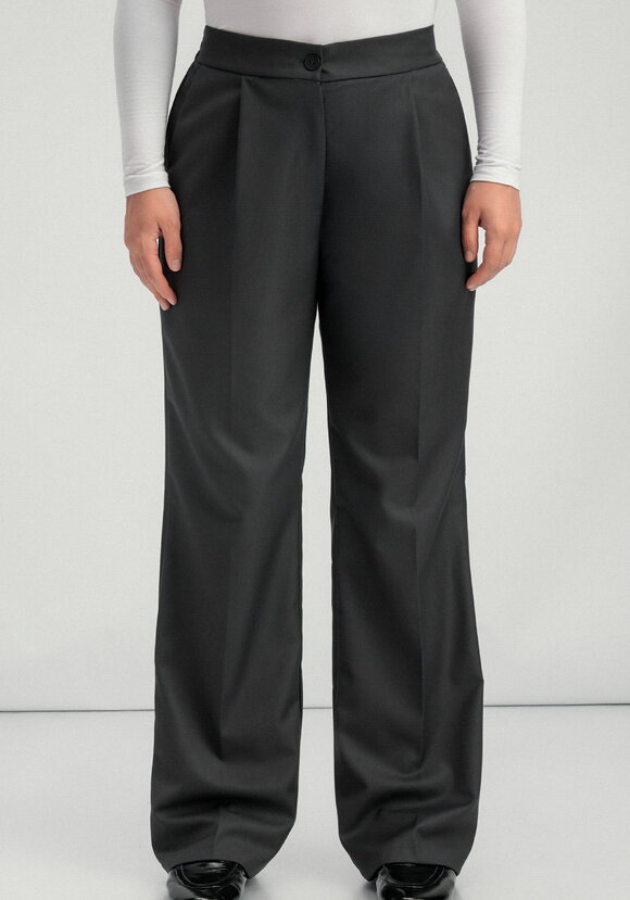 Брюки со стрелками и резинкой по поясу шир.  580, рис. 4