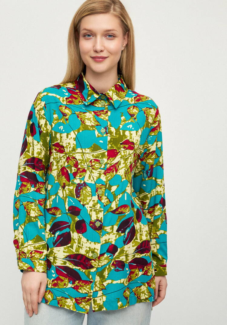 Блуза Калейдоскоп лепестков шир.  750, рис. 27