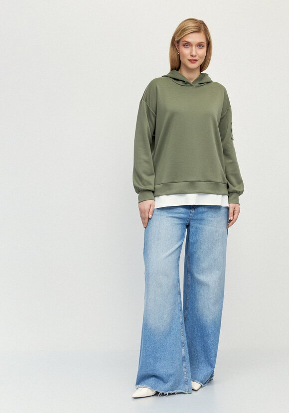 Худи с нашивкой по рукаву шир.  580, рис. 2