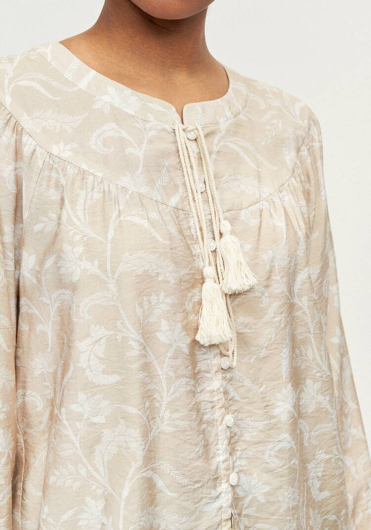 Блуза с цветочным принтом Эмилия шир.  750, рис. 12